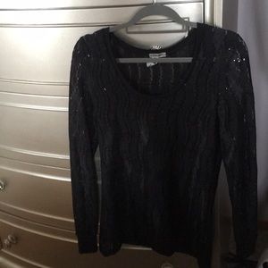 BKE Beaded Long Sleeve shirt size Medium